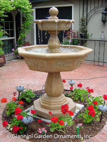Giannini Garden Uva Two Tier Outdoor Water Fountain